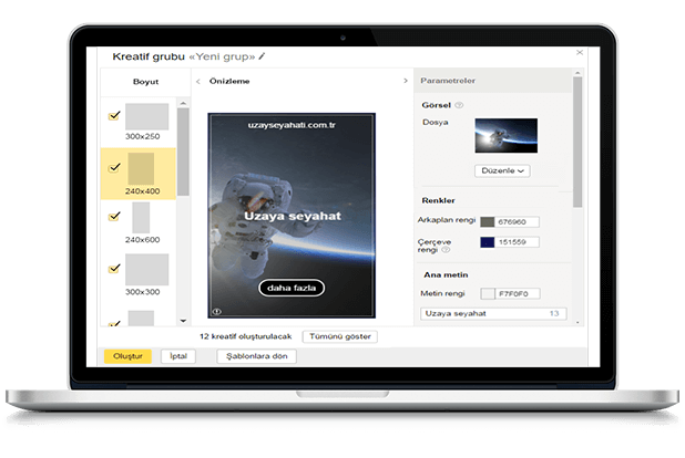 Yandex direct grafik reklamları